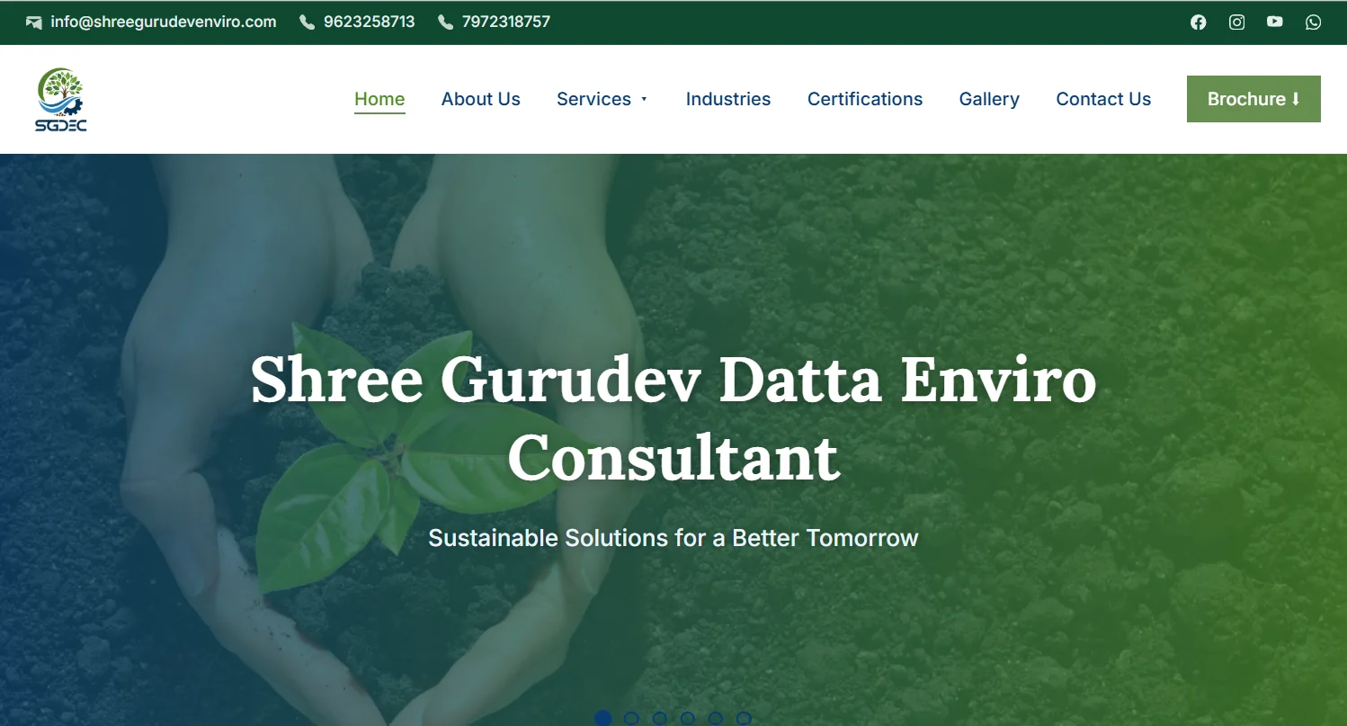 Gurudev Datta Enterprises Case study preview mockup image